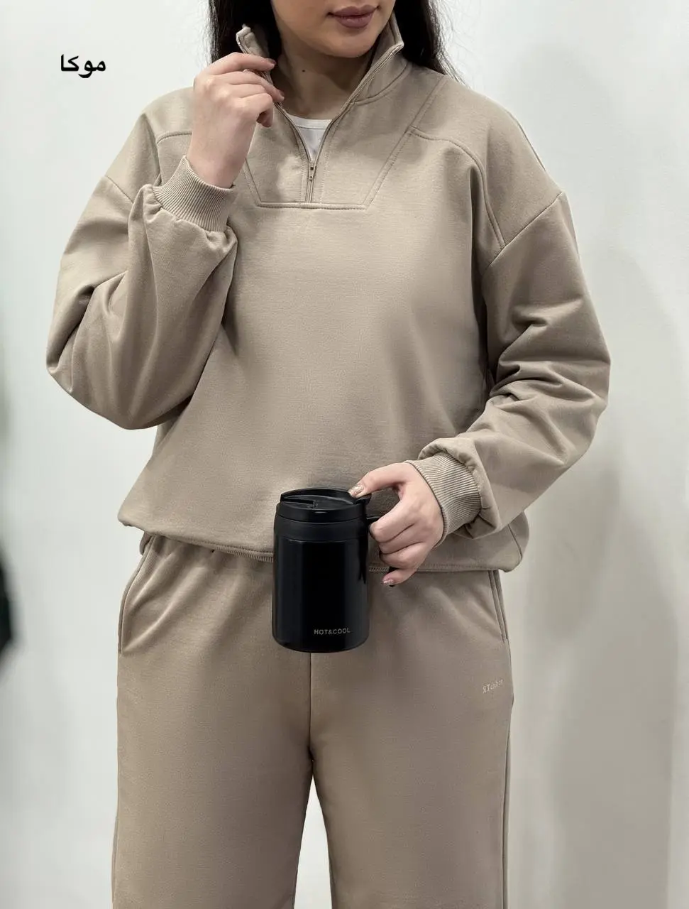 دورس نیم زیپ زنانه لئا